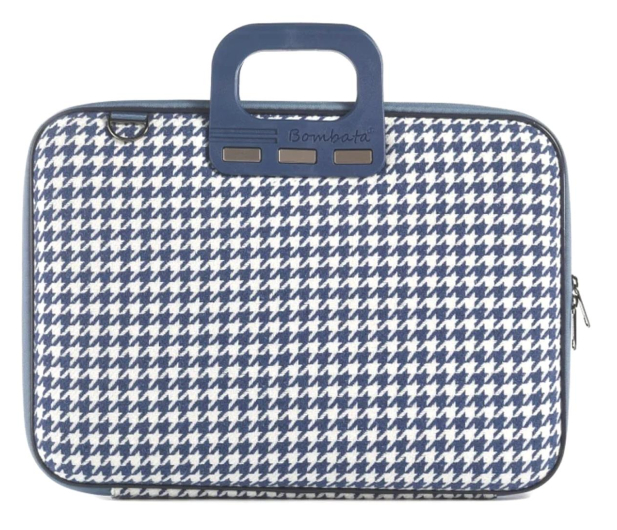 Bombata Pied de Poule 15.6" granatowa - 724478 - zdjęcie